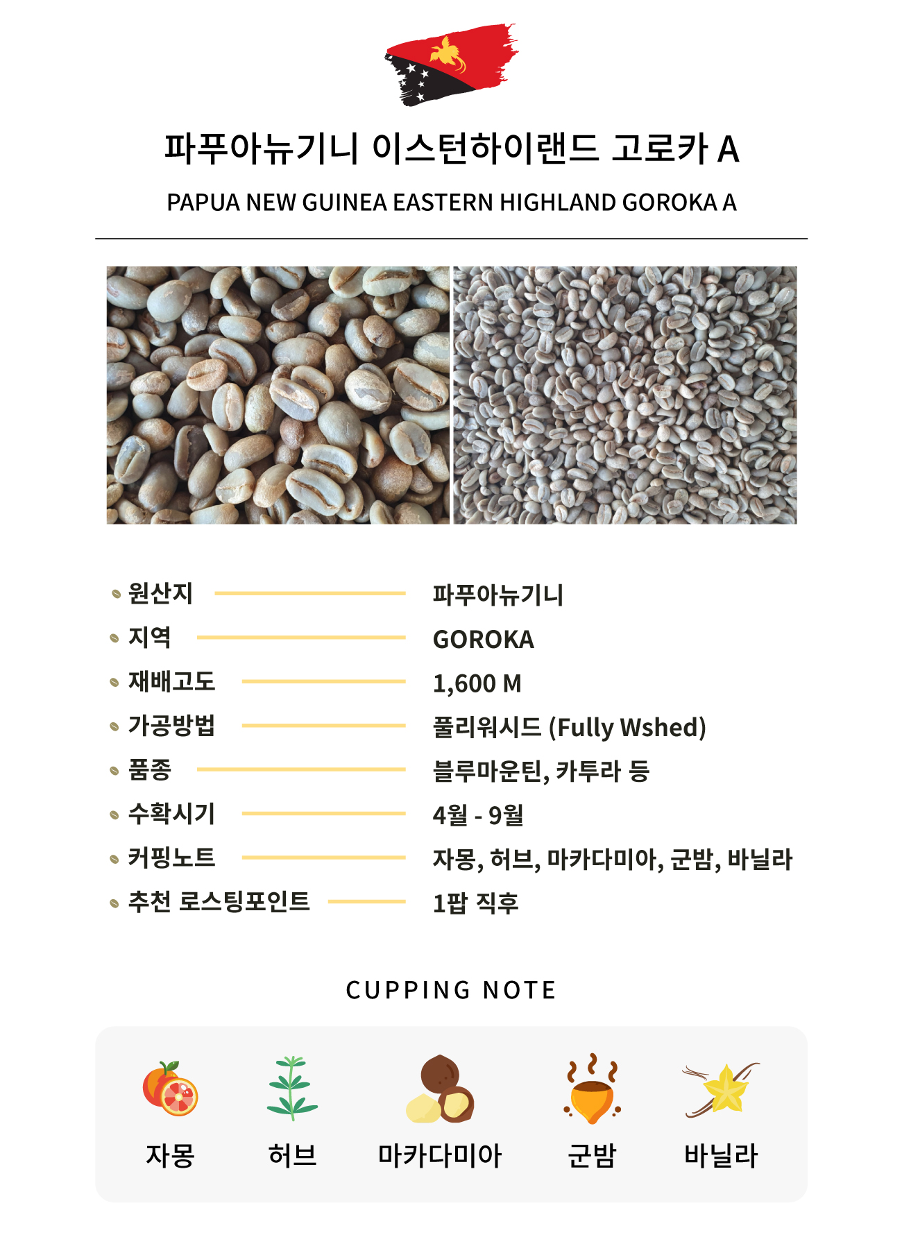 파푸아뉴기니 이스턴하이랜드 고로카 B